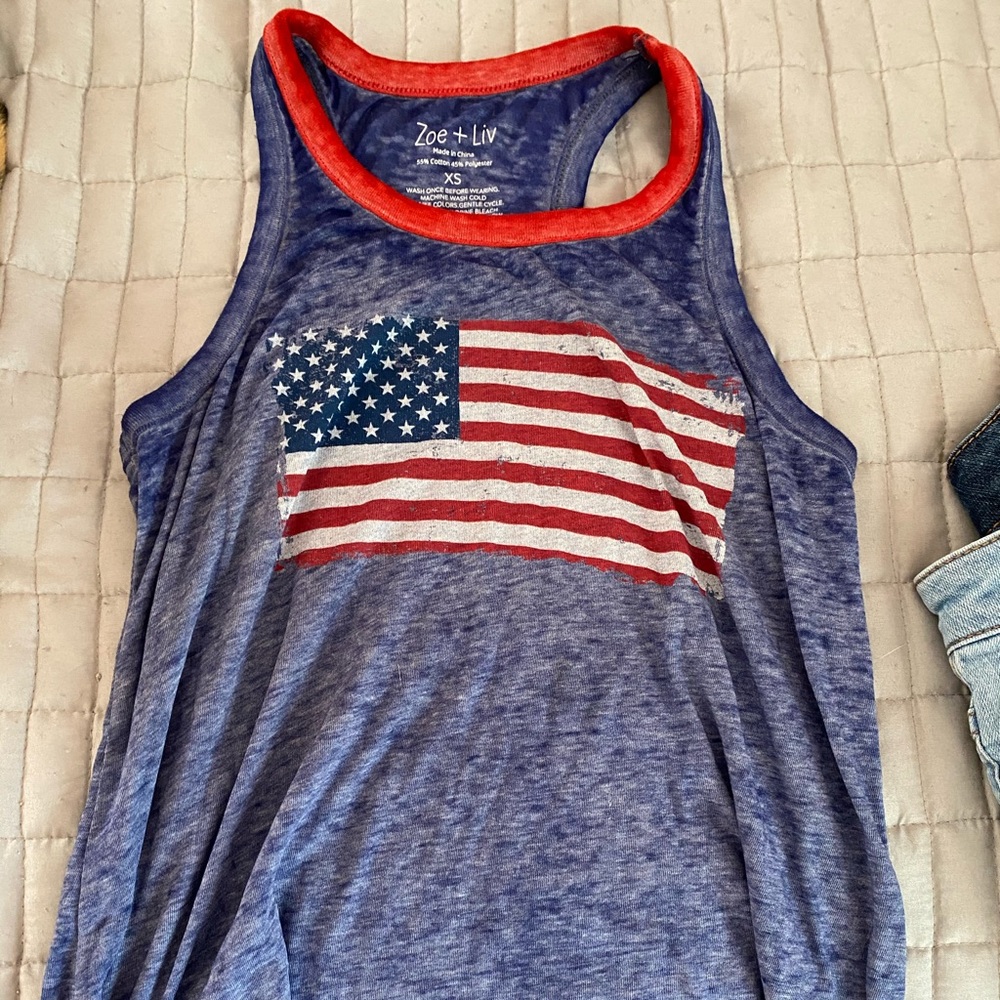 JUNIORS 4TH OF JULY TANK